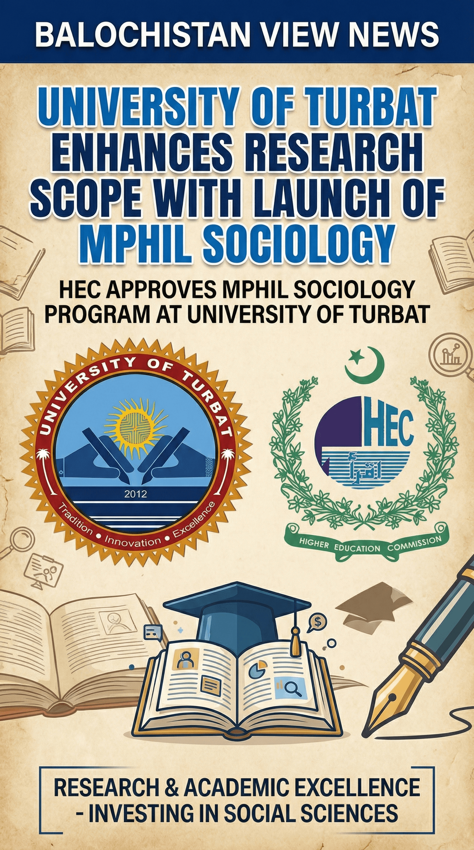 University of Turbat Enhances Research Scope with Launch of MPhil Sociology